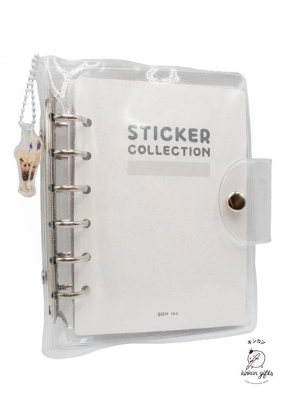 BGM INC. Decorative Stickers Clear BGM - Reusable Sticker Book - A6