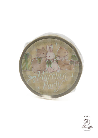 BGM INC. Decorative Tape Garden BGM Washi Tape - Marchen Party