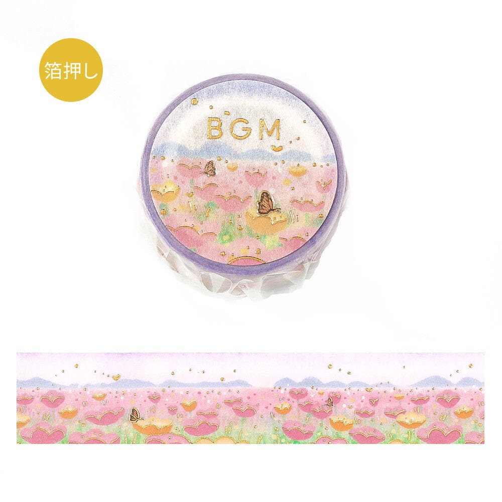 BGM INC. Dreamscape* Flower Garden BGM Washi Tape -Dreamscapes