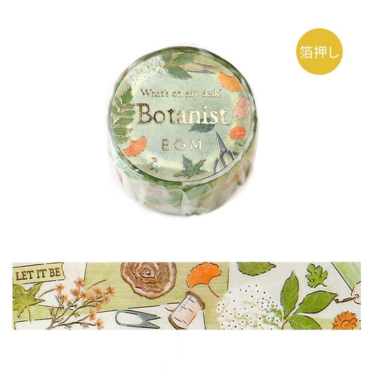 BGM INC. My Tsukue*Botanist BGM Washi Tape - My Desk