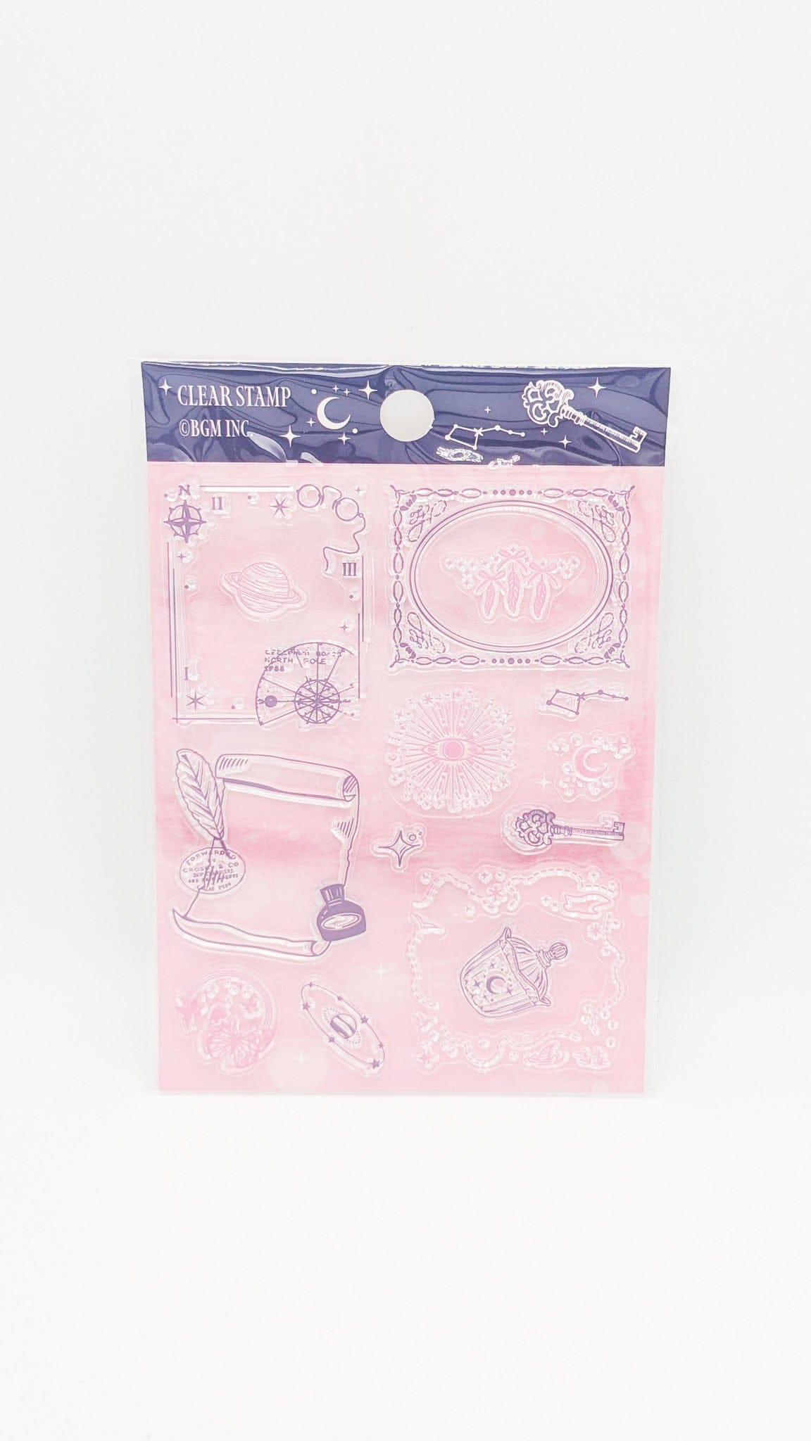 BGM INC. Stamps & Ink Pads Star Moon Poem BGM Stamp Clear Stamp