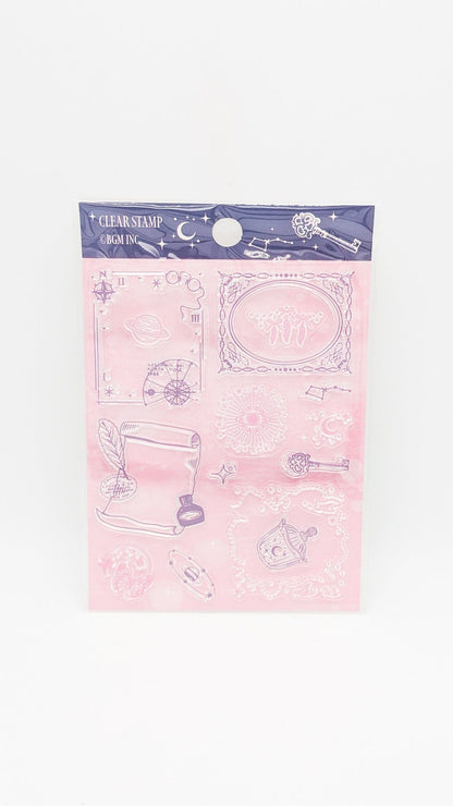 BGM INC. Stamps & Ink Pads Star Moon Poem BGM Stamp Clear Stamp
