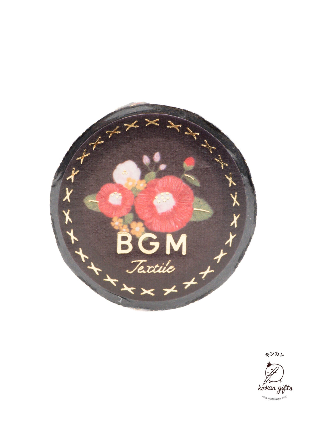 BGM INC. Washi Tape Camellia BGM Washi Tape - Textile