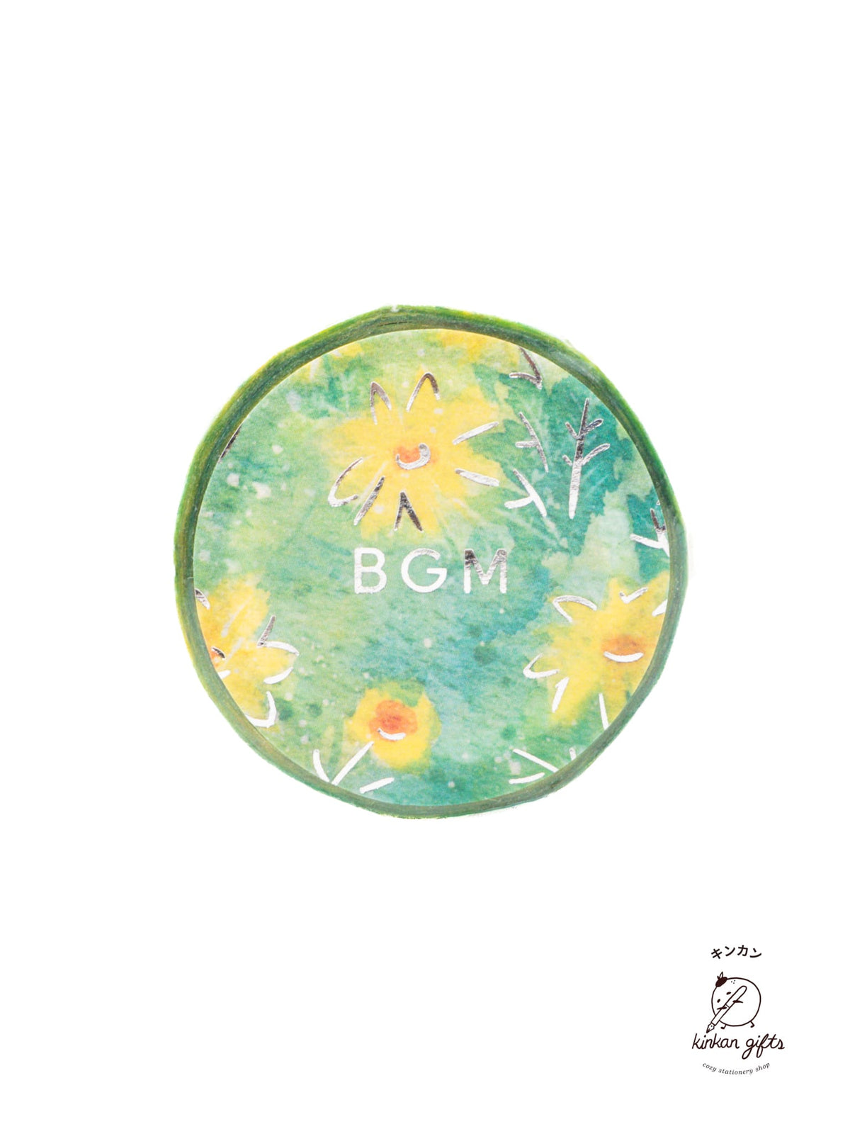 BGM INC. Washi Tape Hinagiku BGM Washi Tape - Watercolor Flower