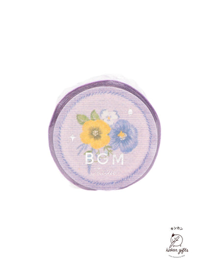 BGM INC. Washi Tape Violet BGM Washi Tape - Textile