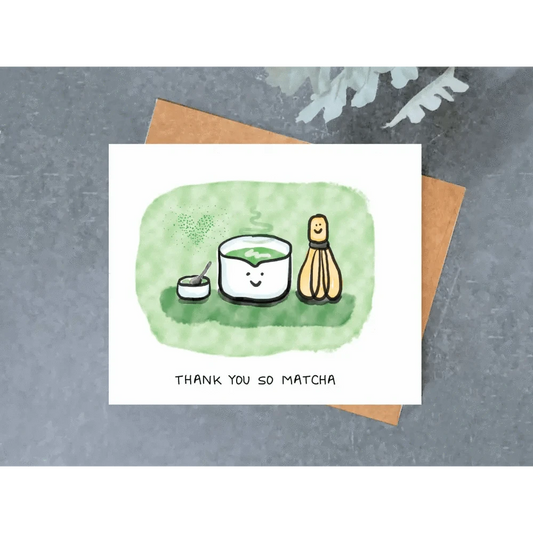 Brightspot Design Greeting Cards Thank You So Matcha Card