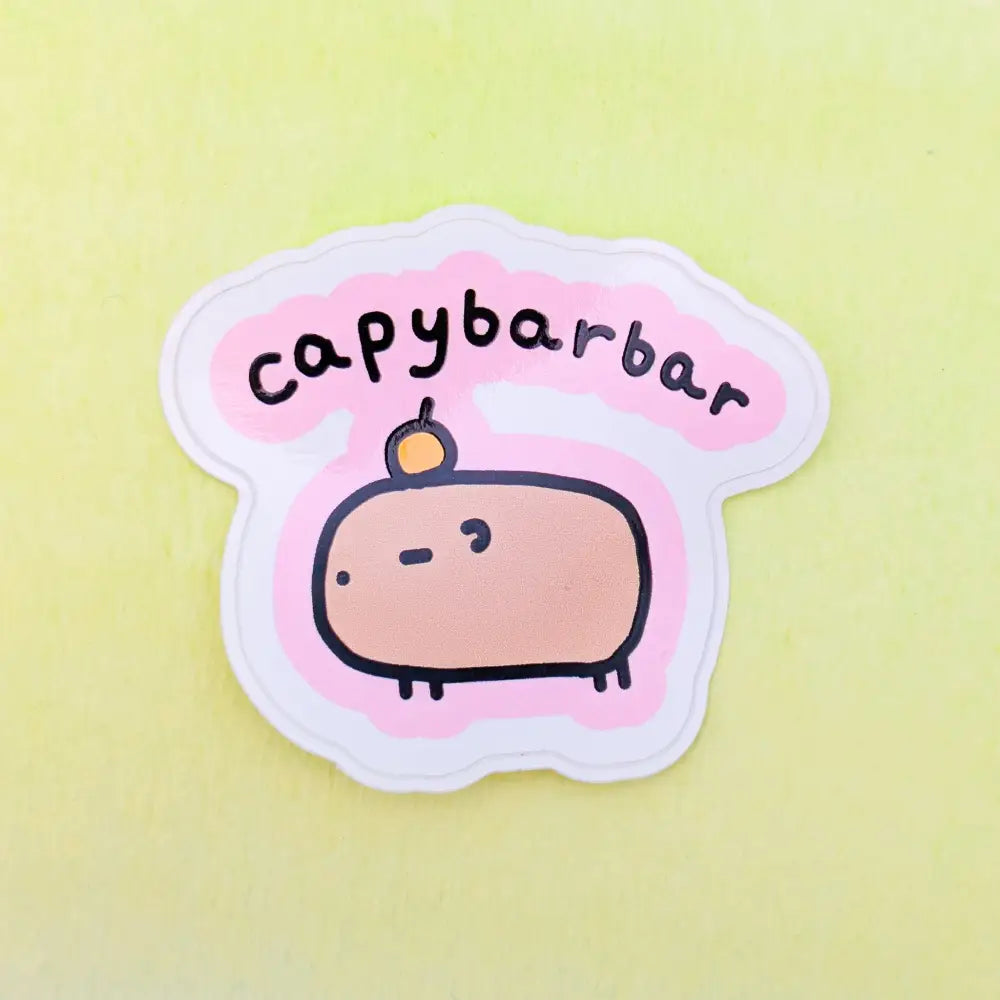 Capybarbar - Poorly Drawn Capybara 2’’ Vinyl Sticker - Decorative Stickers