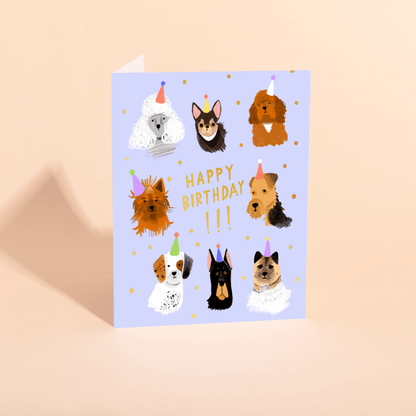 Carolyn Suzuki CANINE CREW - Birthday Card