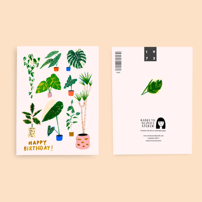Carolyn Suzuki GARDEN PARTY - Birthday Card
