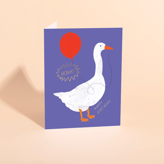 Carolyn Suzuki GEESE ME UP - Birthday Card