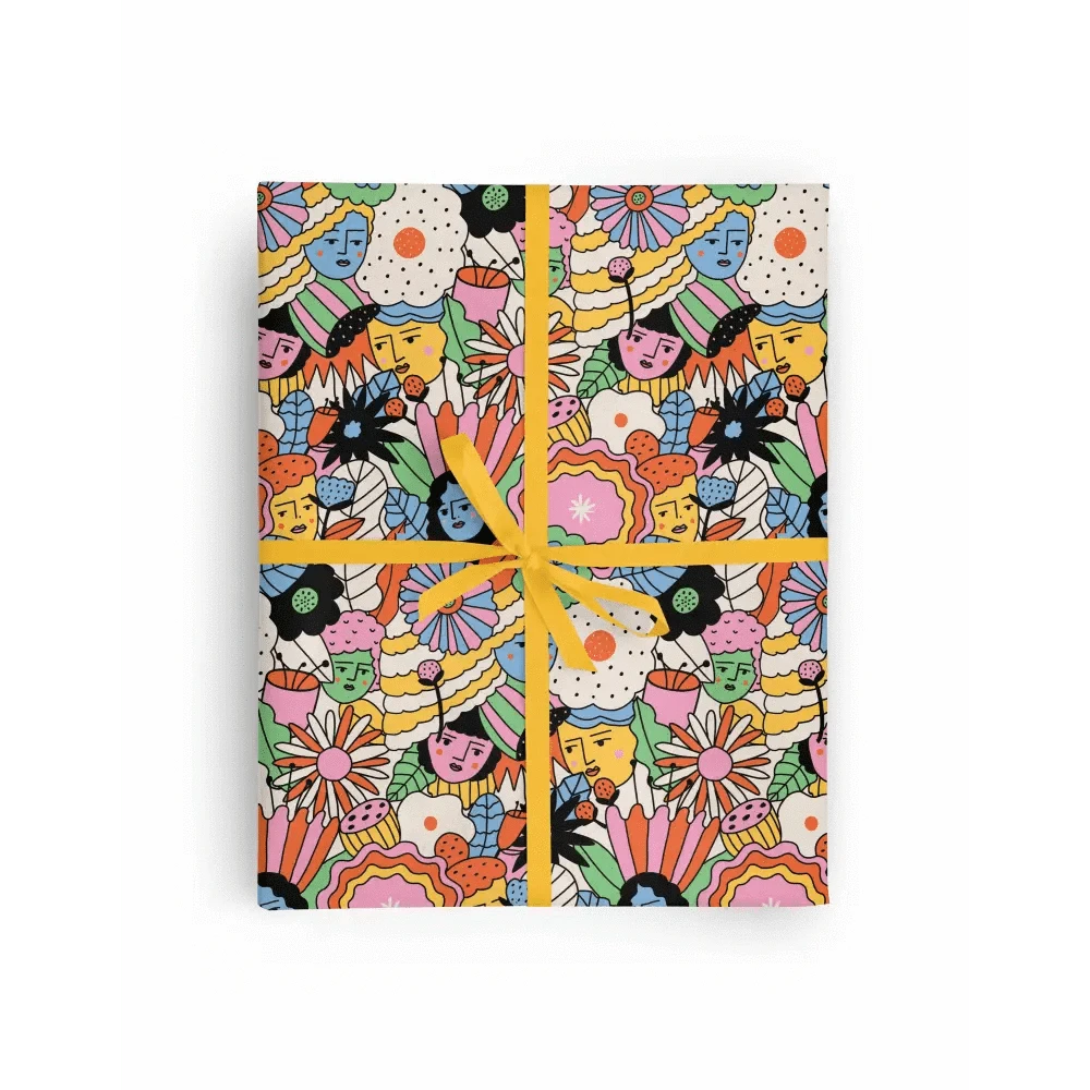 Carolyn Suzuki gift wrapping MELLOW PETALS - Rolled Gift Wrap