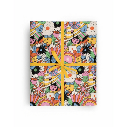 Carolyn Suzuki gift wrapping MELLOW PETALS - Rolled Gift Wrap