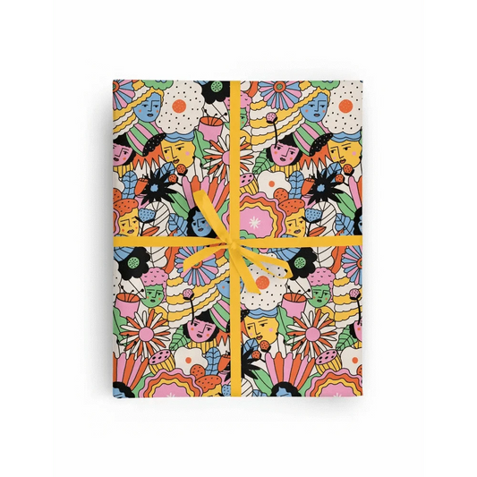 Carolyn Suzuki gift wrapping MELLOW PETALS - Rolled Gift Wrap