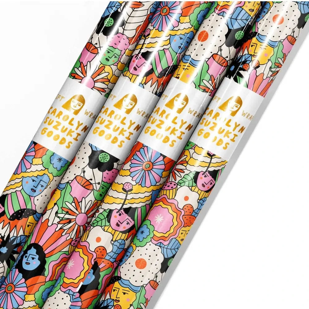 Carolyn Suzuki gift wrapping MELLOW PETALS - Rolled Gift Wrap