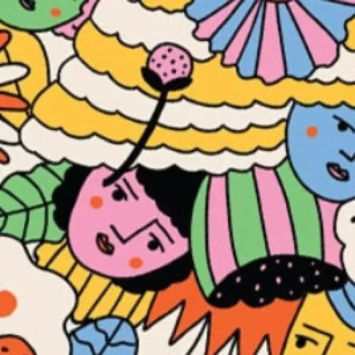 Carolyn Suzuki gift wrapping MELLOW PETALS - Rolled Gift Wrap