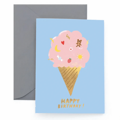 Carolyn Suzuki Greeting Cards GOOD VIBRATIONS - Birthday Card