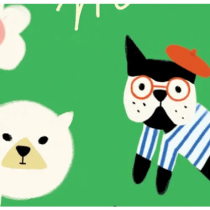 Carolyn Suzuki Greeting Cards MERCI BEAUCOUP - Thank You Card