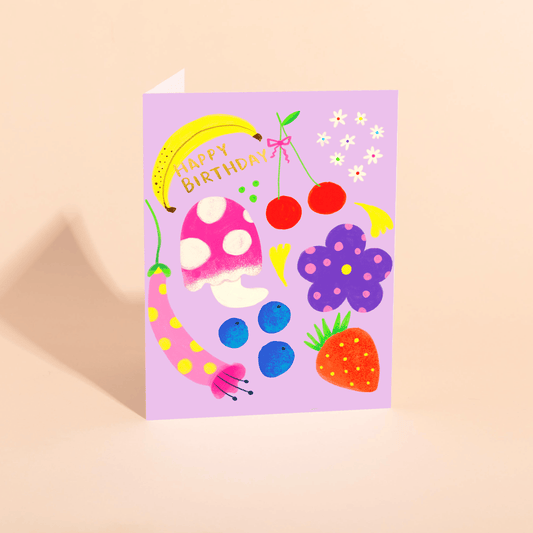 Carolyn Suzuki JUICY FRUIT - Birthday Card