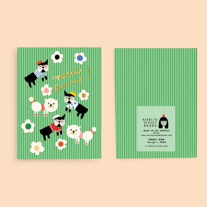 Carolyn Suzuki MERCI BIEN - Thank You Card