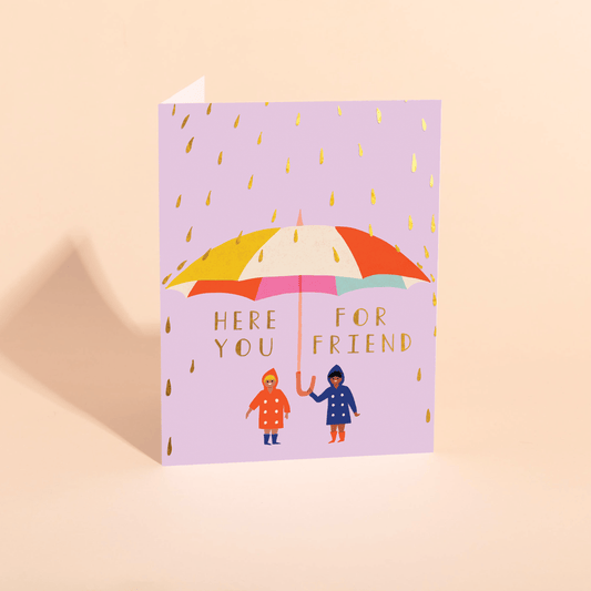 Carolyn Suzuki RAINDROPS - Sympathy Card