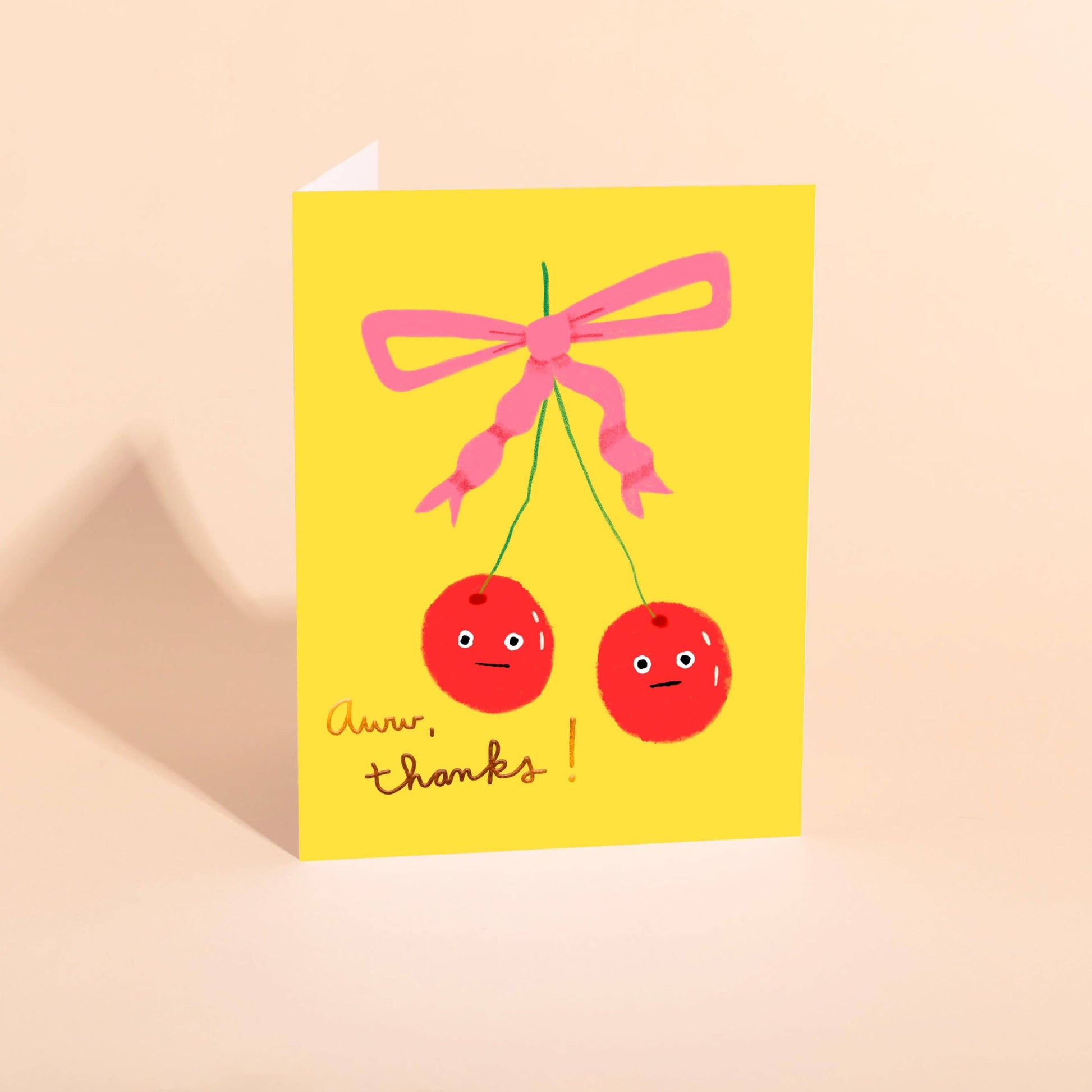 Carolyn Suzuki SWEET CHERRIES - Thank You Card