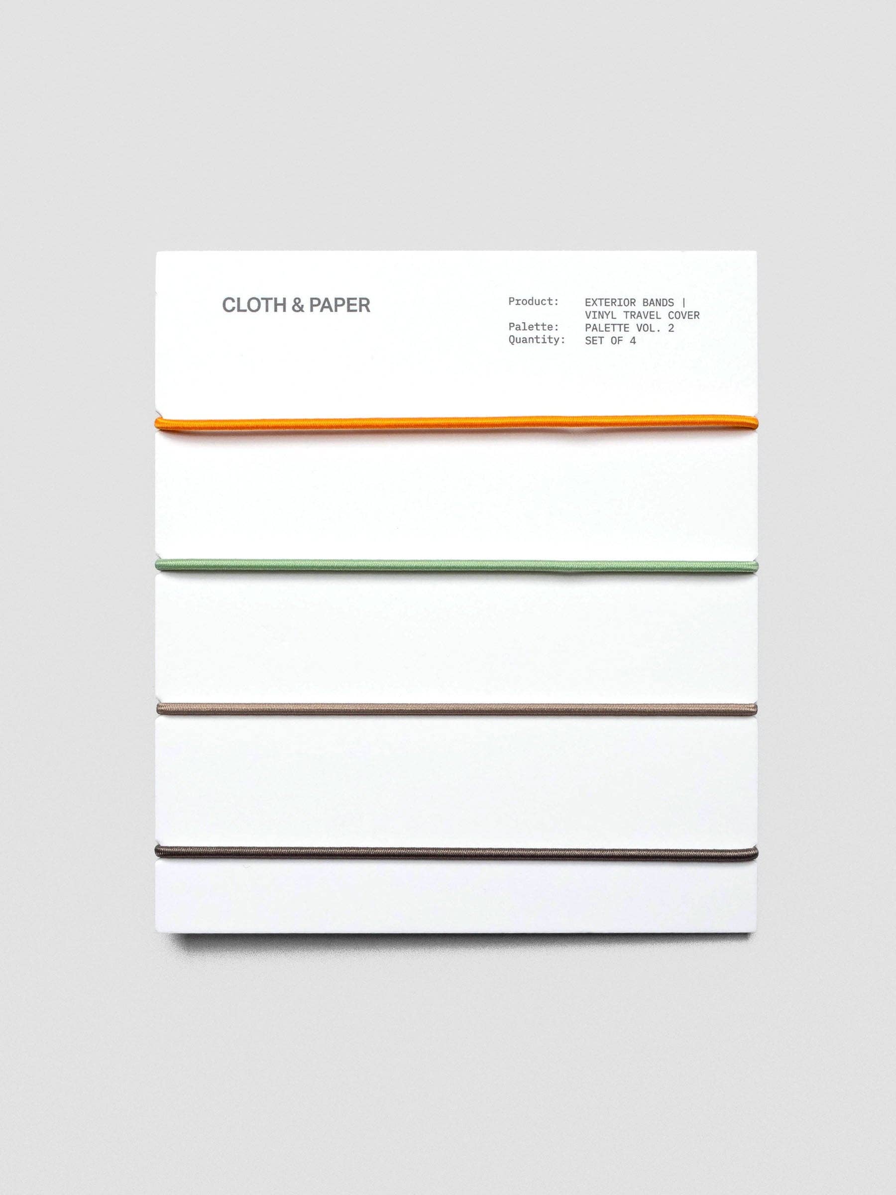 Cloth & Paper Ash, Lisbon, Nori, & Avant Garde Exterior Bands | Vinyl Travel Cover