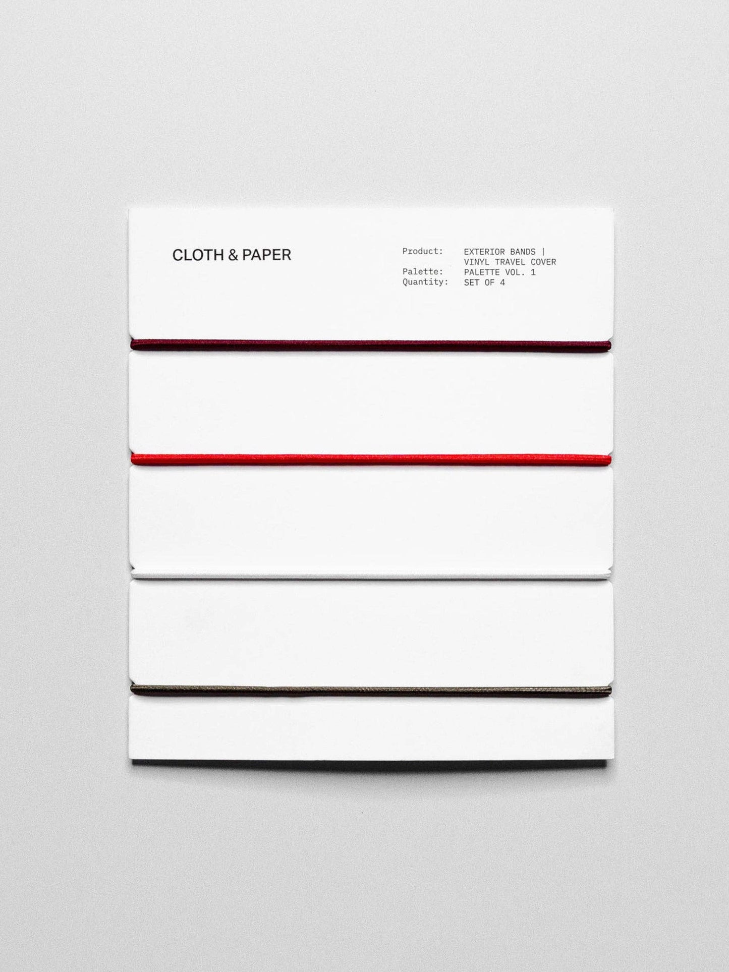 Cloth & Paper Ash, Lisbon, Nori, & Avant Garde Exterior Bands | Vinyl Travel Cover