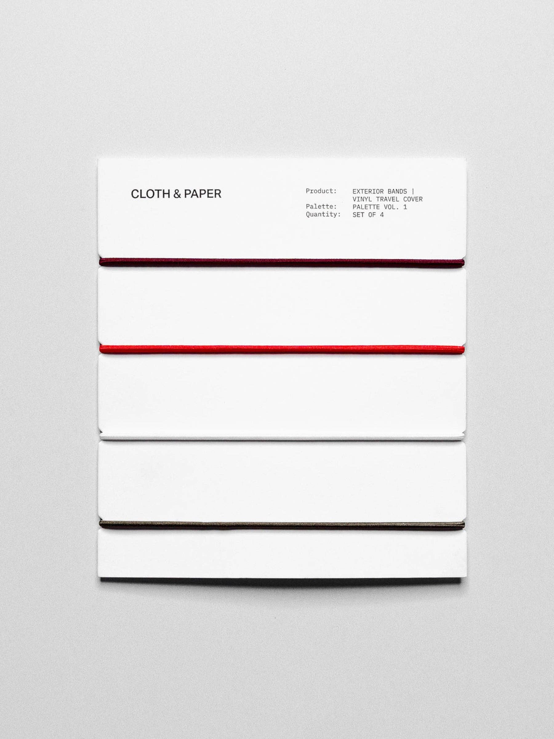 Cloth & Paper Ash, Lisbon, Nori, & Avant Garde Exterior Bands | Vinyl Travel Cover