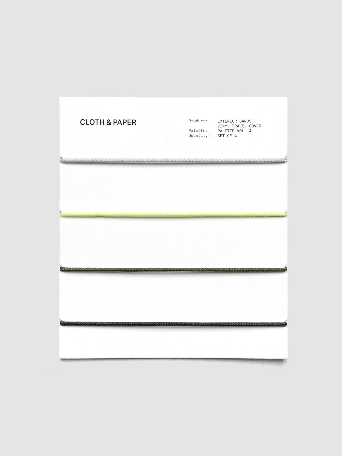 Cloth & Paper Ash, Lisbon, Nori, & Avant Garde Exterior Bands | Vinyl Travel Cover