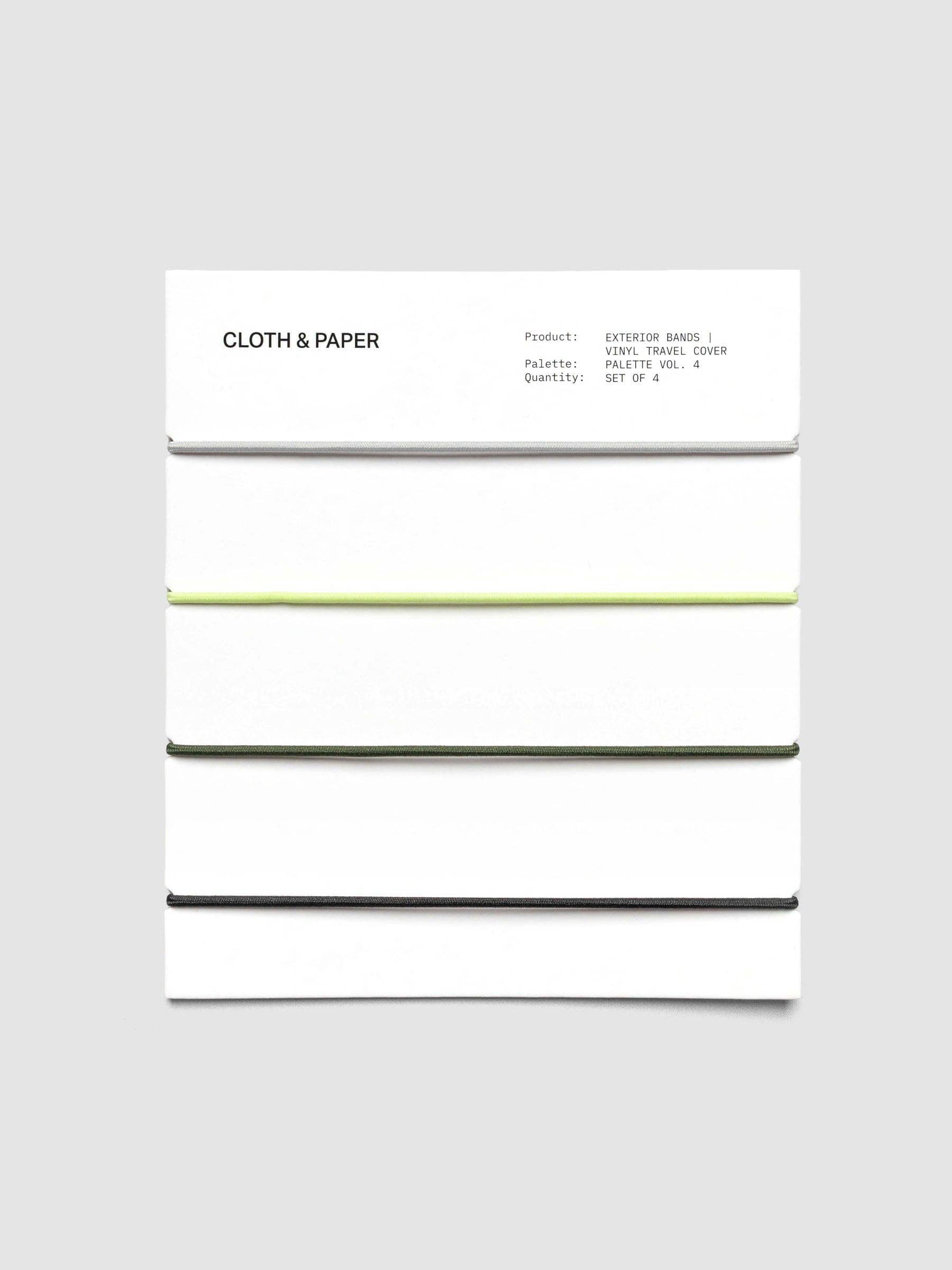 Cloth & Paper Ash, Lisbon, Nori, & Avant Garde Exterior Bands | Vinyl Travel Cover