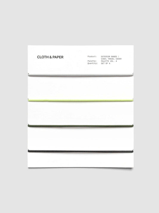 Cloth & Paper Ash, Lisbon, Nori, & Avant Garde Exterior Bands | Vinyl Travel Cover