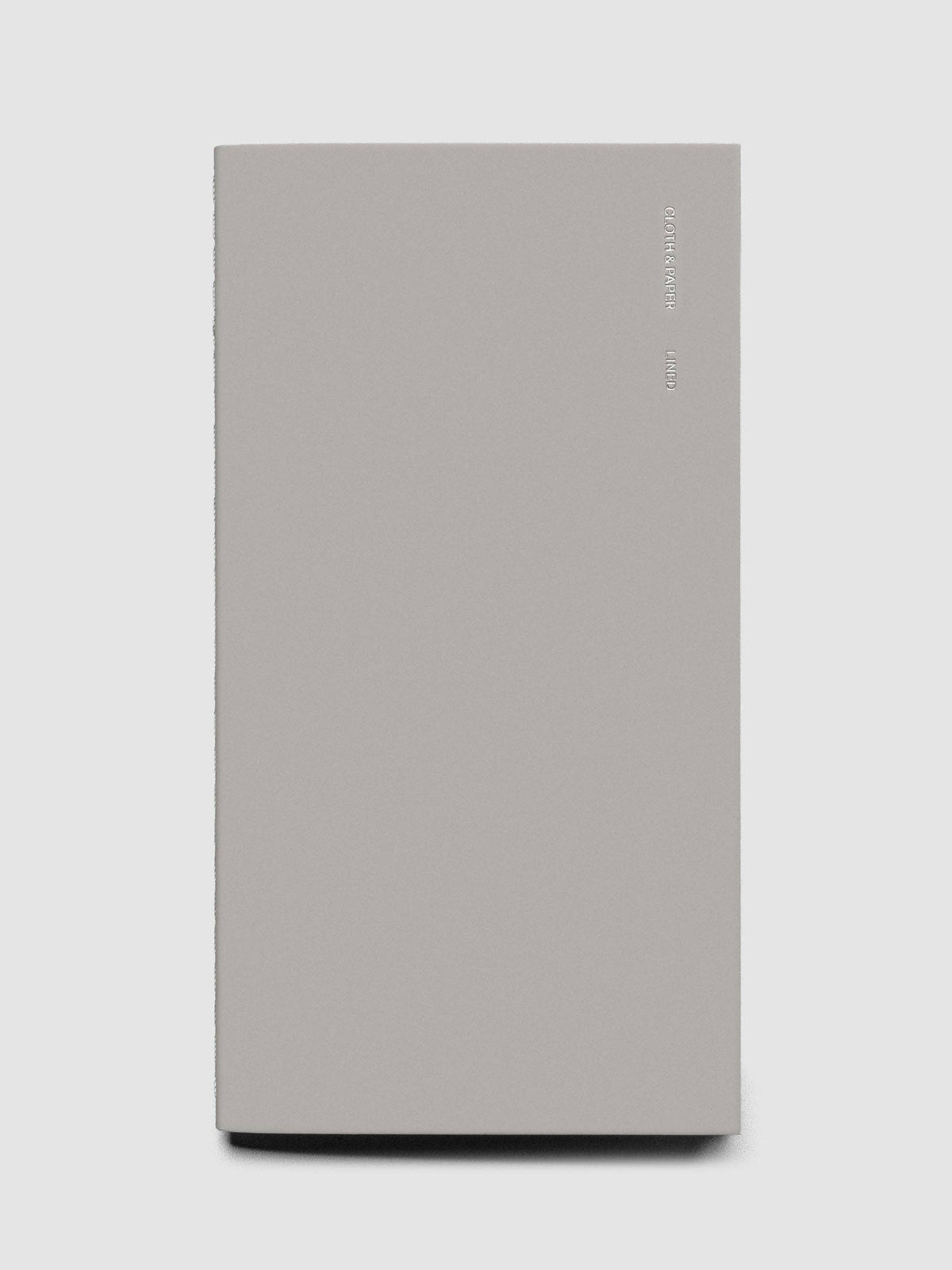Cloth & Paper Lined Notes | Ash Travel Notebook | Pocket Plus