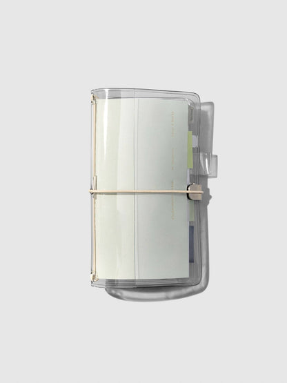 Cloth & Paper Pocket Plus Clear Vinyl Travel Notebook Cover | Pocket Plus