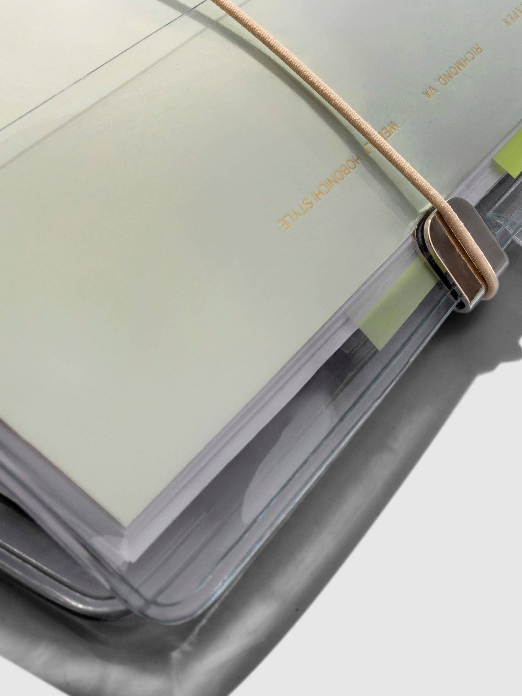 Cloth & Paper Pocket Plus Clear Vinyl Travel Notebook Cover | Pocket Plus