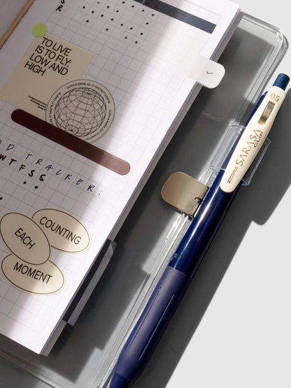 Cloth & Paper Pocket Plus Clear Vinyl Travel Notebook Cover | Pocket Plus