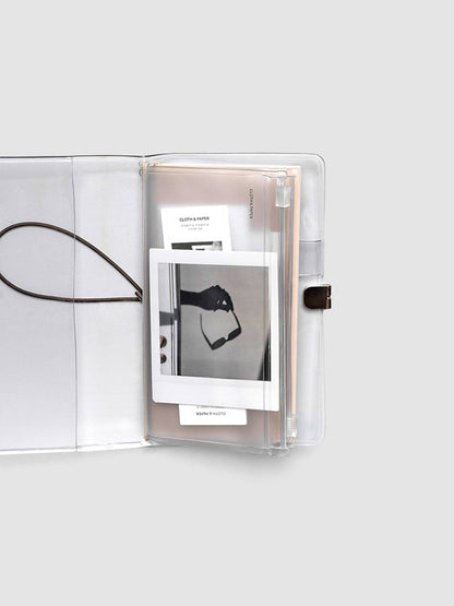 Cloth & Paper Pocket Plus Storage Holder | Travel Notebook | Pocket Plus