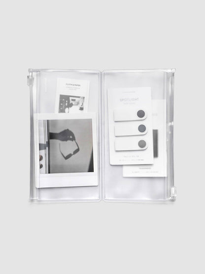 Cloth & Paper Pocket Plus Storage Holder | Travel Notebook | Pocket Plus