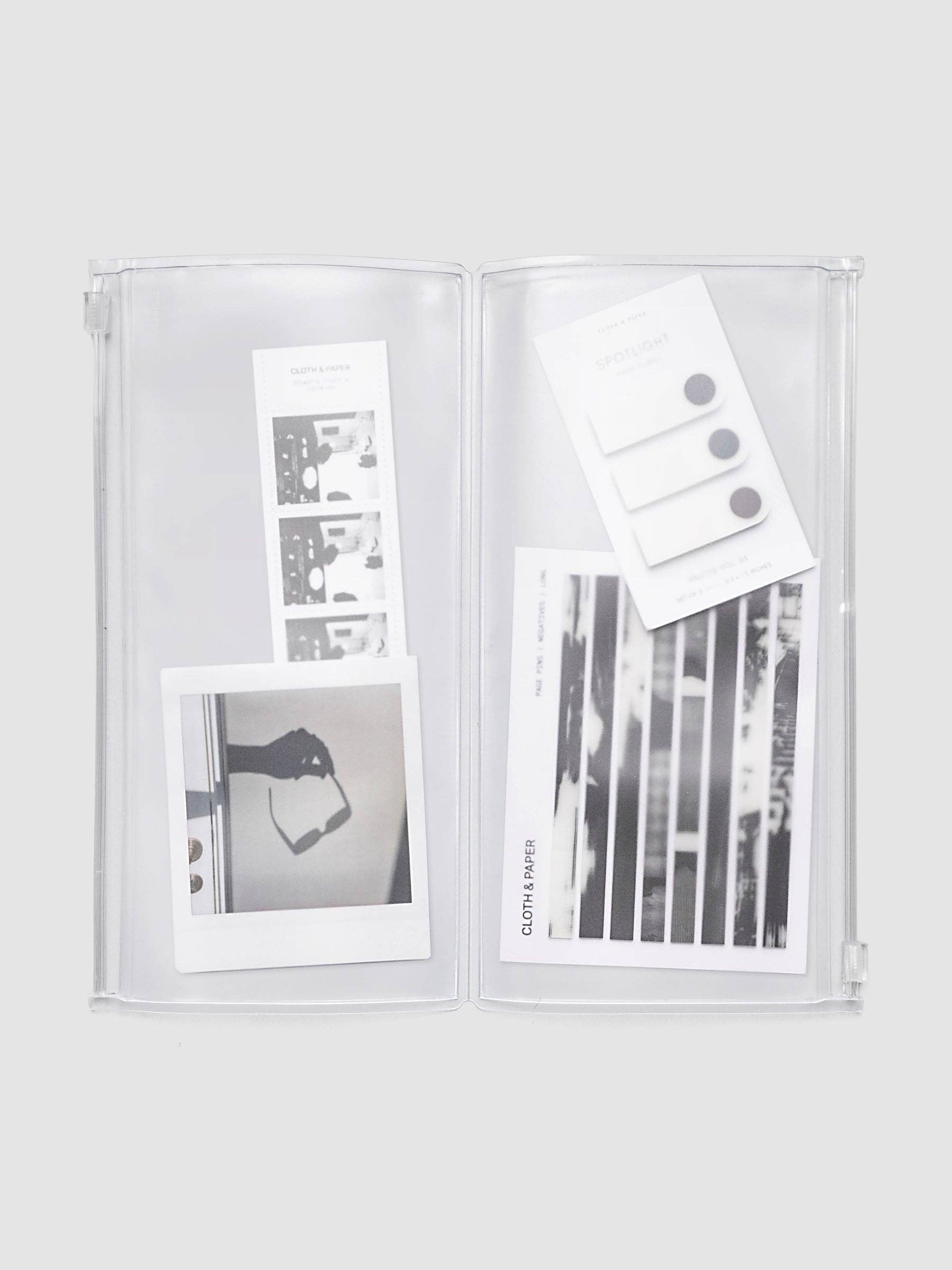 Cloth & Paper Storage Holder | Travel Notebook | A5 Slim