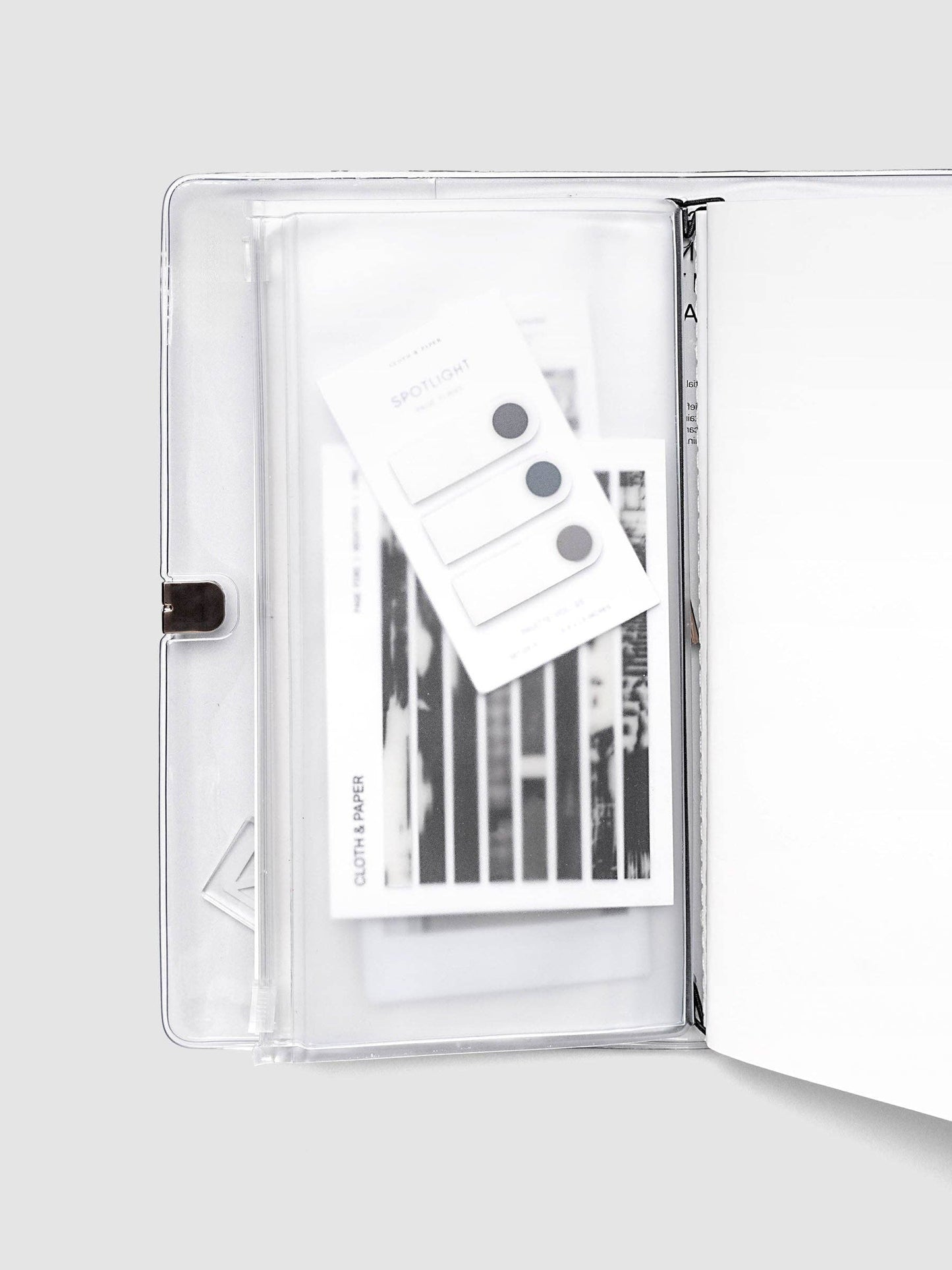 Cloth & Paper Storage Holder | Travel Notebook | A5 Slim