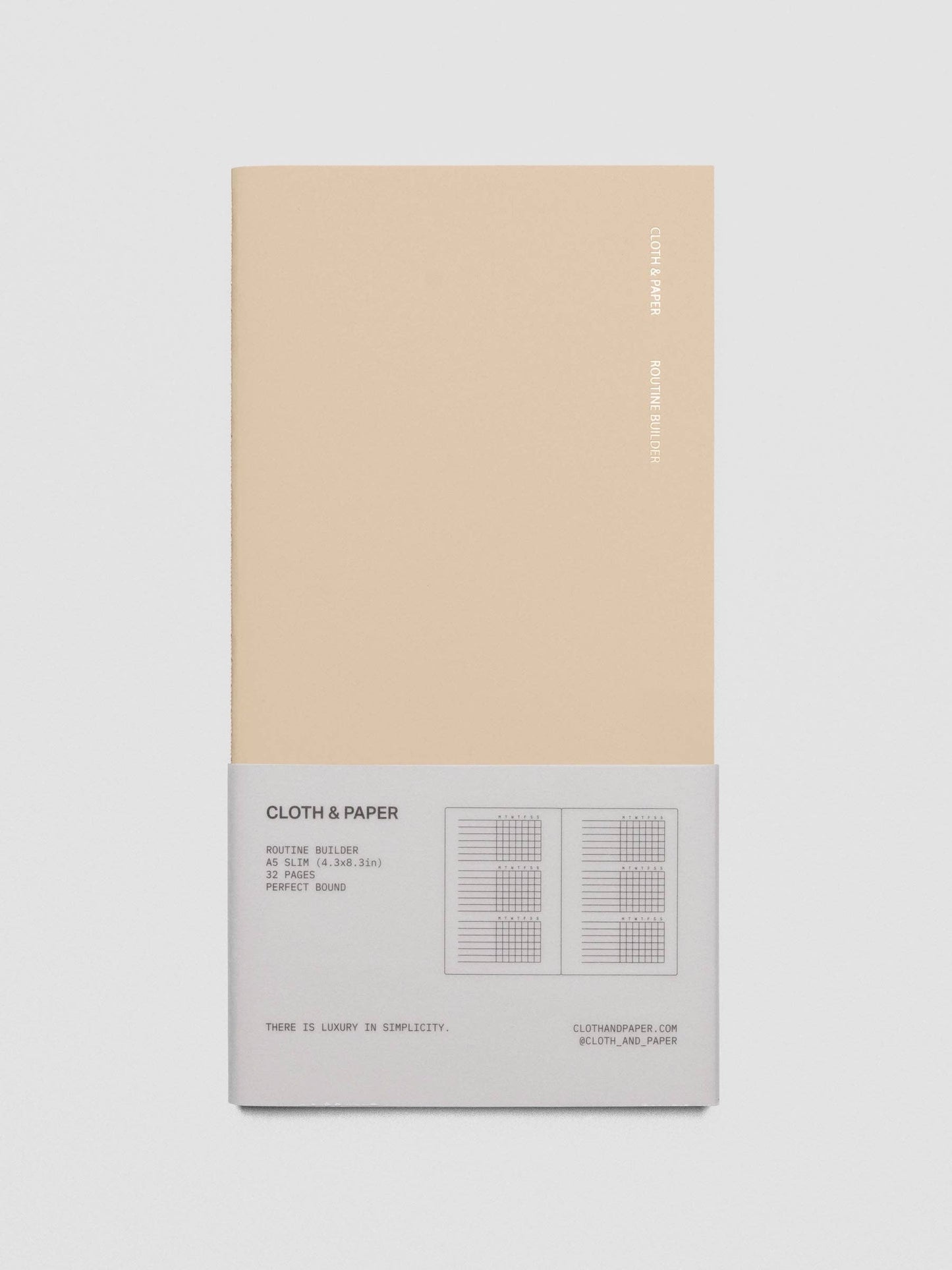 Cloth & Paper Travel Notebook | A5 Slim