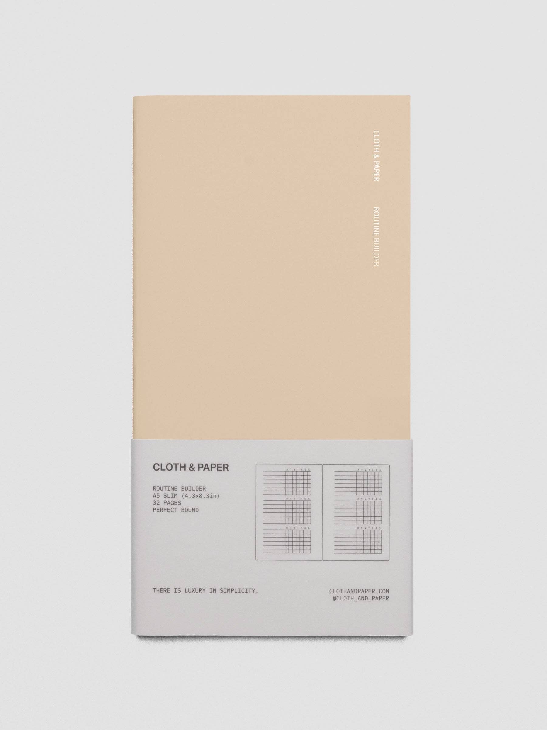 Cloth & Paper Travel Notebook | A5 Slim