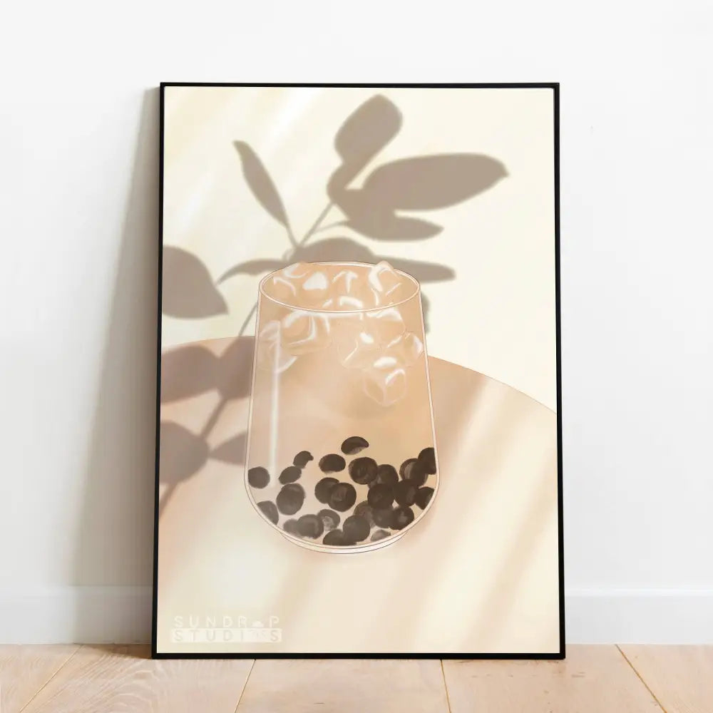 Crafti Boba Milk Tea Poster - prints