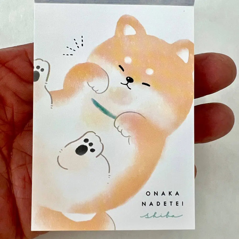 CRUX Shiba Dog Mini Notepad-10