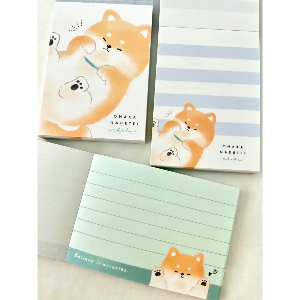 CRUX Shiba Dog Mini Notepad-10