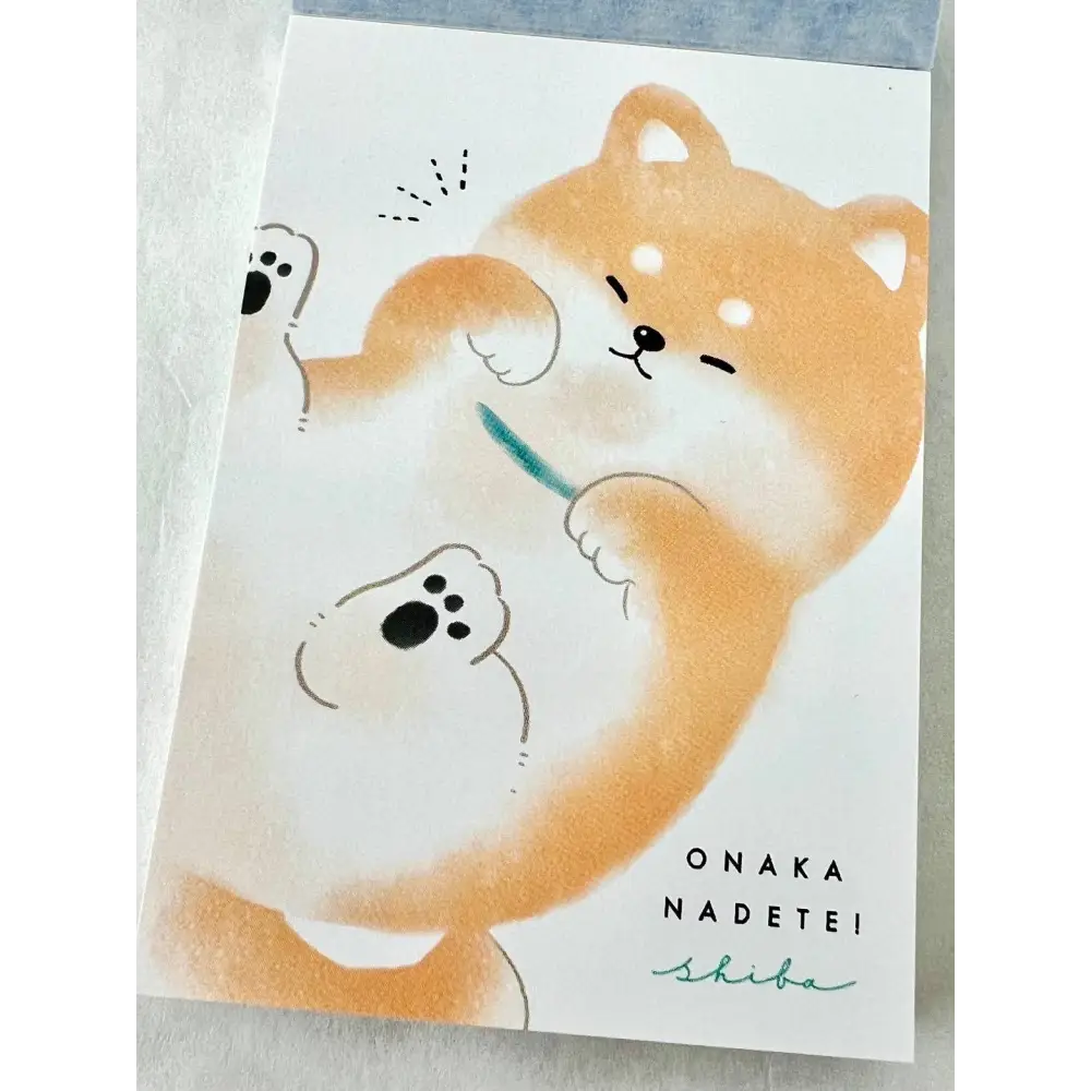 CRUX Shiba Dog Mini Notepad-10