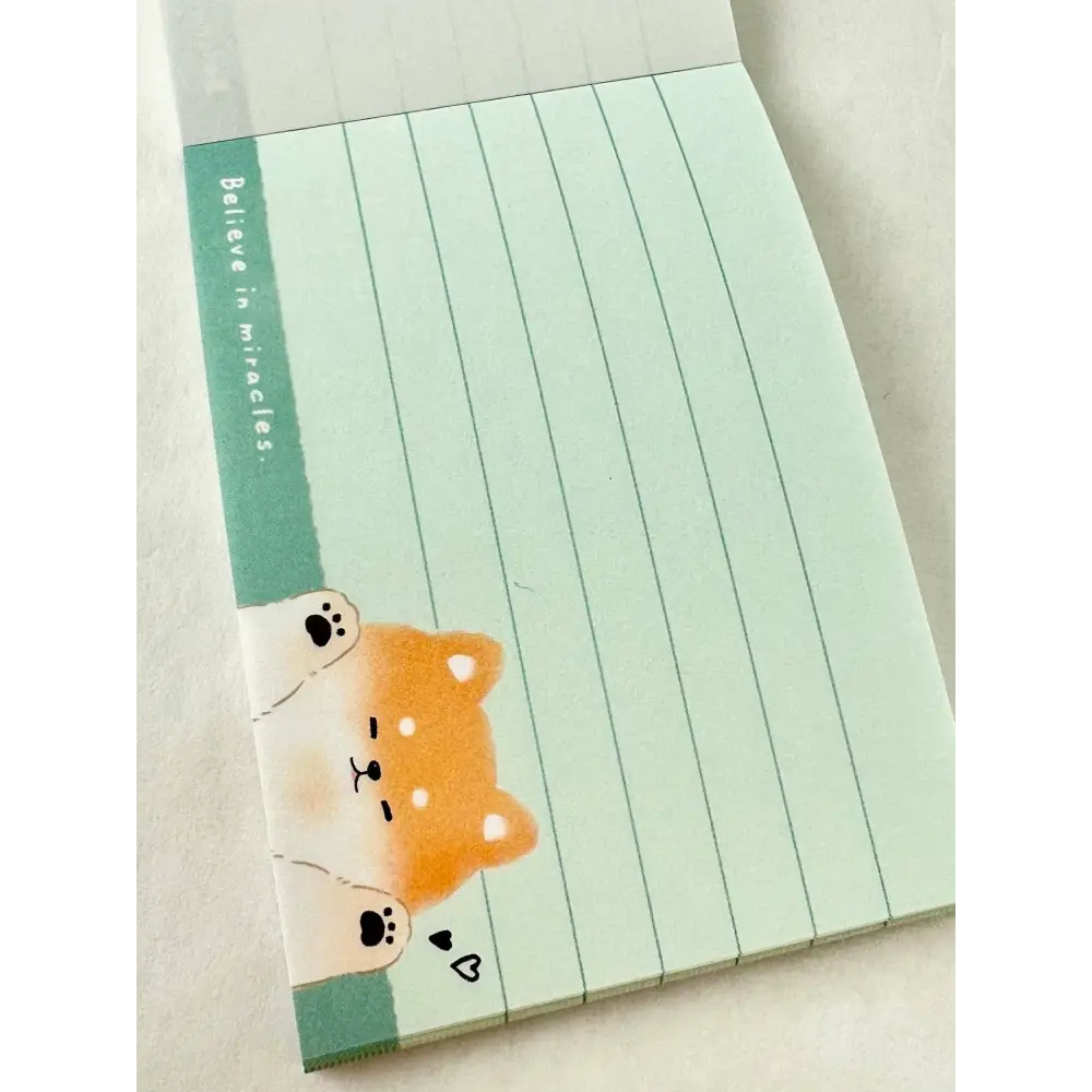 CRUX Shiba Dog Mini Notepad-10