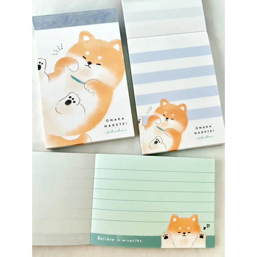 CRUX Shiba Dog Mini Notepad-10