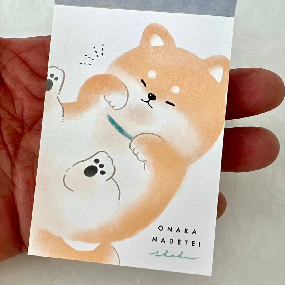 CRUX Shiba Dog Mini Notepad-10