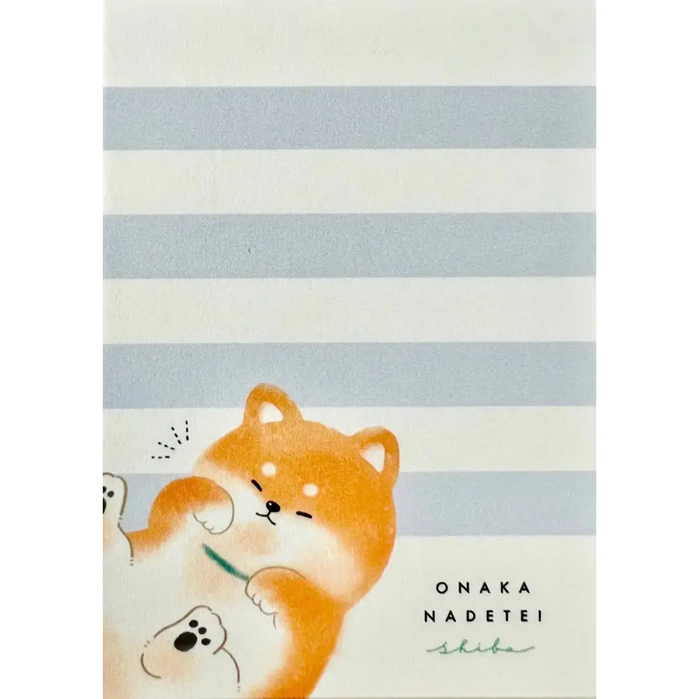 CRUX Shiba Dog Mini Notepad-10