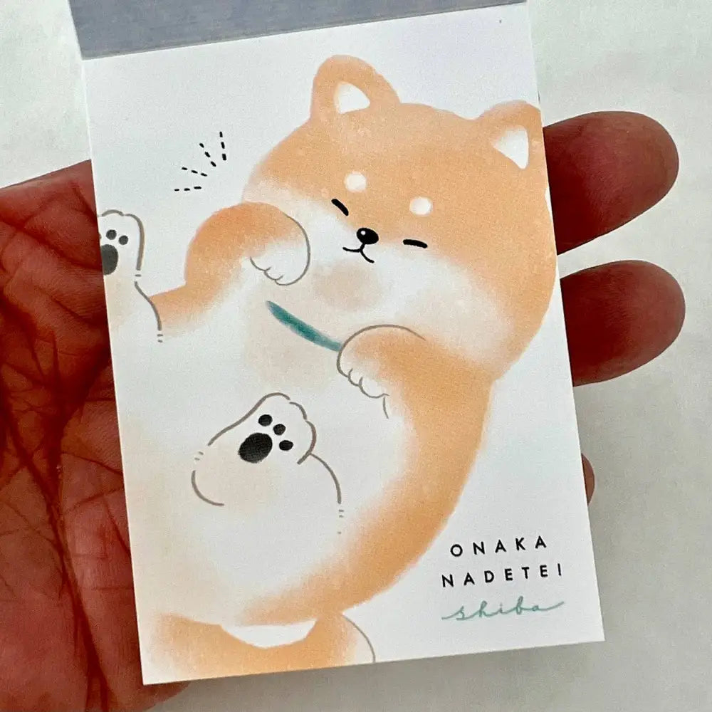 CRUX Shiba Dog Mini Notepad-10